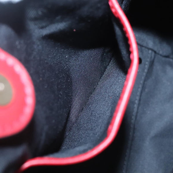 BURBERRY Nova Check Shoulder Bag Nylon Beige Gold Auth 125324