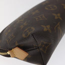LOUIS VUITTON Monogram Pochette Cosmetic PM Pouch M43998 LV Auth 125332-16