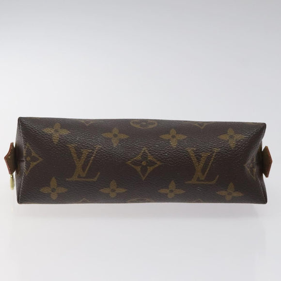 LOUIS VUITTON Monogram Pochette Cosmetic PM Pouch M43998 LV Auth 125332