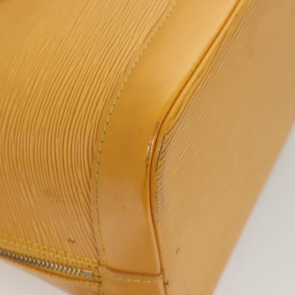 LOUIS VUITTON Epi Alma Hand Bag Yellow M52149 LV Auth 125336