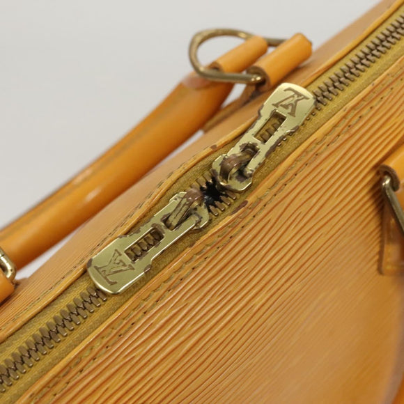 LOUIS VUITTON Epi Alma Hand Bag Yellow M52149 LV Auth 125336