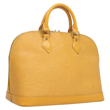 LOUIS VUITTON Epi Alma Hand Bag Yellow M52149 LV Auth 125336