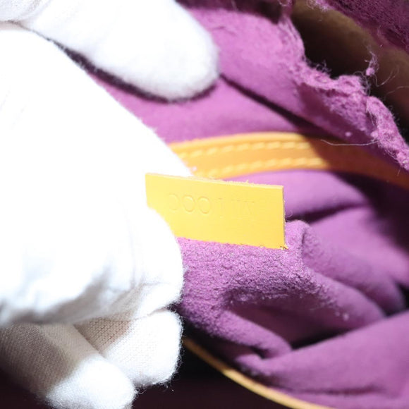 LOUIS VUITTON Epi Alma Hand Bag Yellow M52149 LV Auth 125336