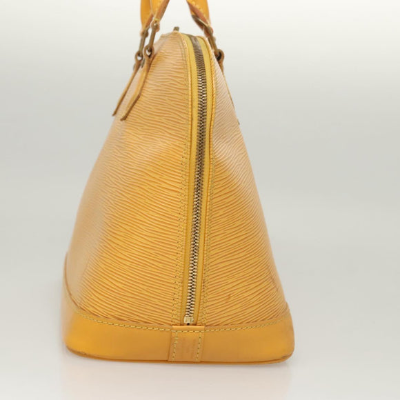 LOUIS VUITTON Epi Alma Hand Bag Yellow M52149 LV Auth 125336