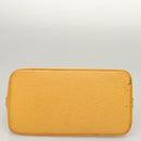 LOUIS VUITTON Epi Alma Hand Bag Yellow M52149 LV Auth 125336-5