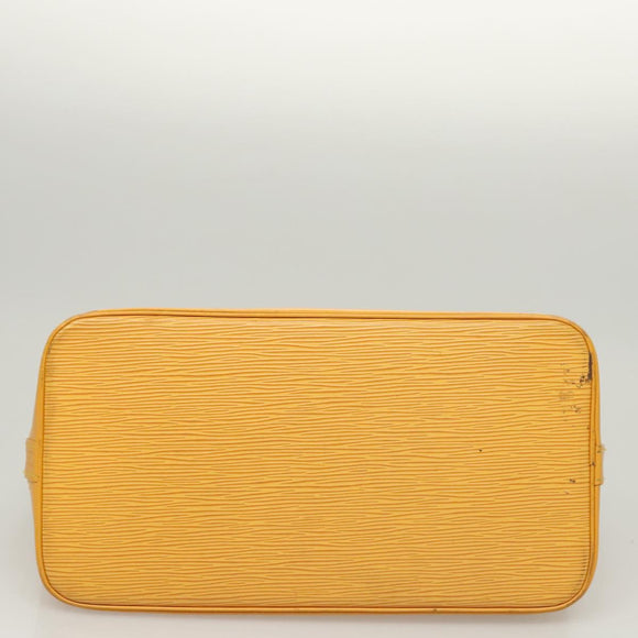 LOUIS VUITTON Epi Alma Hand Bag Yellow M52149 LV Auth 125336