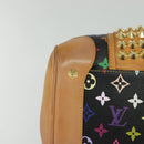 LOUIS VUITTON Monogram Multicolor Courtney MM Bag 2way Black M45642 Auth 125337-14
