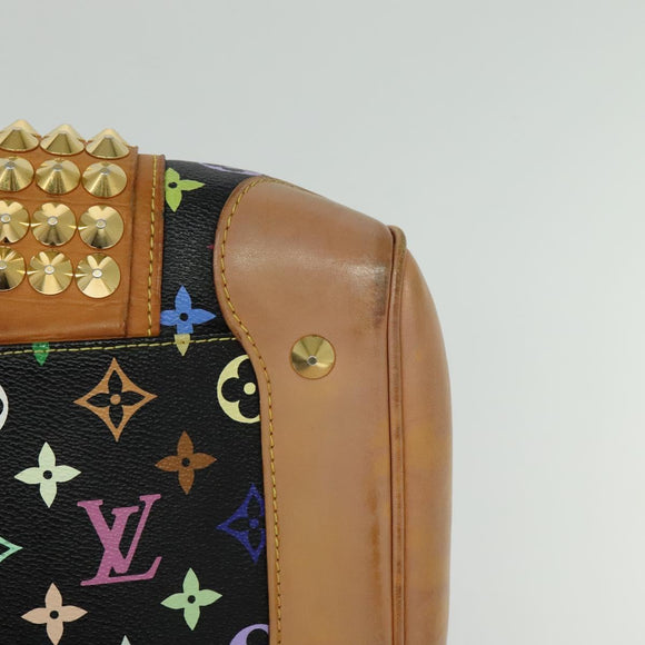 LOUIS VUITTON Monogram Multicolor Courtney MM Bag 2way Black M45642 Auth 125337