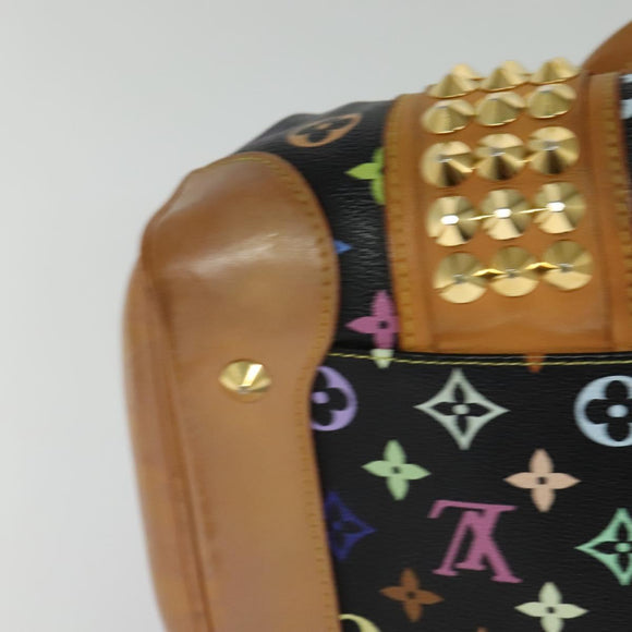 LOUIS VUITTON Monogram Multicolor Courtney MM Bag 2way Black M45642 Auth 125337