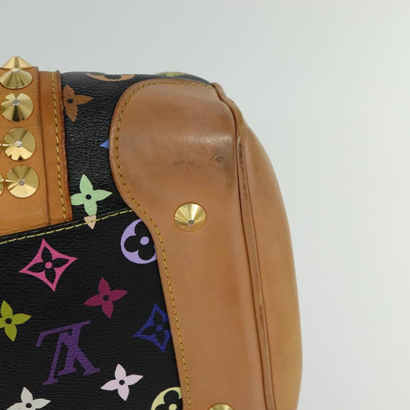 LOUIS VUITTON Monogram Multicolor Courtney MM Bag 2way Black M45642 Auth 125337