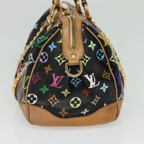 LOUIS VUITTON Monogram Multicolor Courtney MM Bag 2way Black M45642 Auth 125337