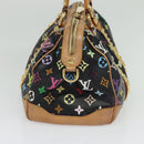 LOUIS VUITTON Monogram Multicolor Courtney MM Bag 2way Black M45642 Auth 125337-4