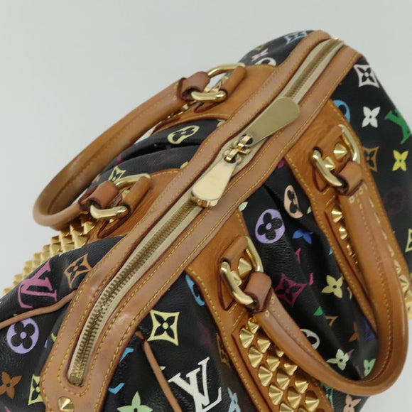 LOUIS VUITTON Monogram Multicolor Courtney MM Bag 2way Black M45642 Auth 125337