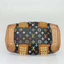 LOUIS VUITTON Monogram Multicolor Courtney MM Bag 2way Black M45642 Auth 125337-5