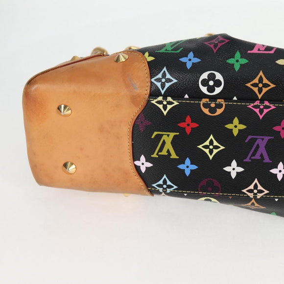 LOUIS VUITTON Monogram Multicolor Judy GM Bag 2way Black M40254 LV Auth 125338V