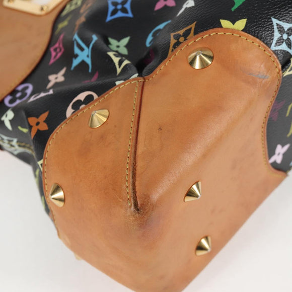 LOUIS VUITTON Monogram Multicolor Judy GM Bag 2way Black M40254 LV Auth 125338V