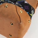 LOUIS VUITTON Monogram Multicolor Judy GM Bag 2way Black M40254 LV Auth 125338V-20