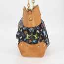 LOUIS VUITTON Monogram Multicolor Judy GM Bag 2way Black M40254 LV Auth 125338V-4