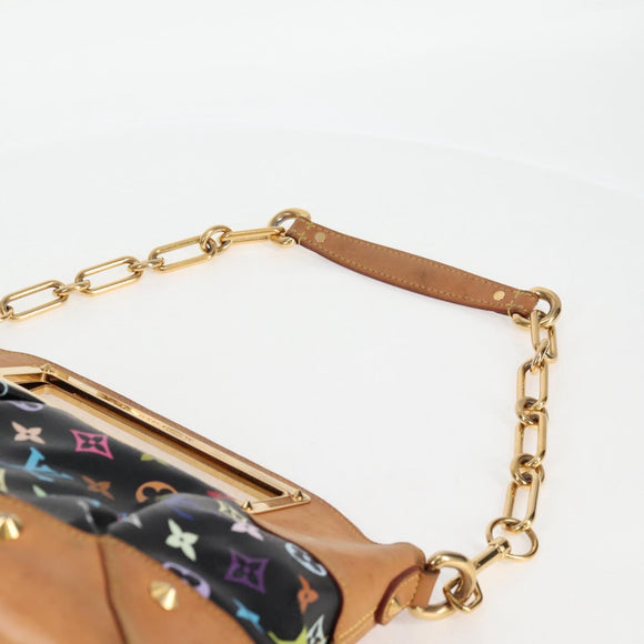 LOUIS VUITTON Monogram Multicolor Judy GM Bag 2way Black M40254 LV Auth 125338V