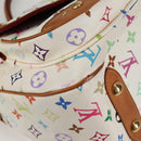 LOUIS VUITTON Monogram Multicolor Rita Bag 2way White M40125 LV Auth 125339V-10