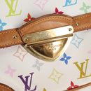 LOUIS VUITTON Monogram Multicolor Rita Bag 2way White M40125 LV Auth 125339V-16
