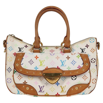 LOUIS VUITTON Monogram Multicolor Rita Bag 2way White M40125 LV Auth 125339V - 0