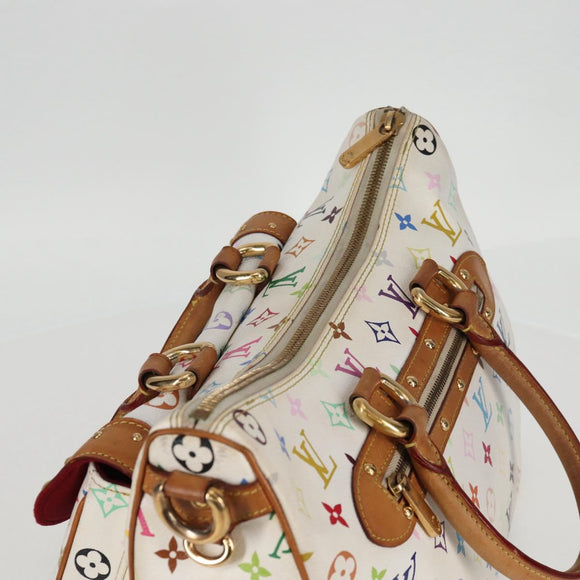 LOUIS VUITTON Monogram Multicolor Rita Bag 2way White M40125 LV Auth 125339V