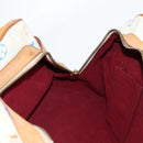 LOUIS VUITTON Monogram Multicolor Claudia Hand Bag White M40193 LV Auth 125340V-19