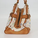 LOUIS VUITTON Monogram Multicolor Claudia Hand Bag White M40193 LV Auth 125340V-4