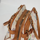 LOUIS VUITTON Monogram Multicolor Claudia Hand Bag White M40193 LV Auth 125340V-6