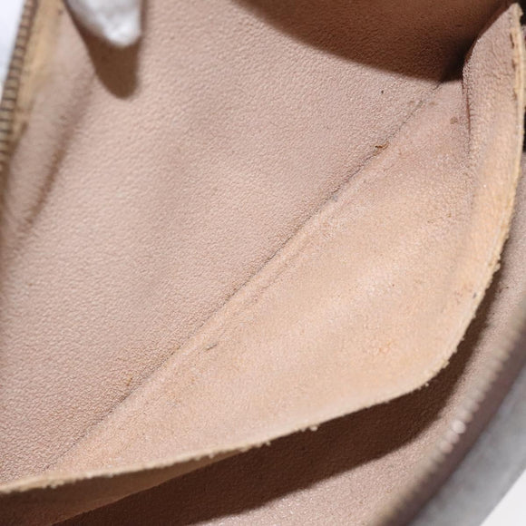 LOUIS VUITTON Monogram Trousse Demi Ronde Cosmetic Pouch M47520 LV Auth 125342