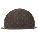 LOUIS VUITTON Monogram Trousse Demi Ronde Cosmetic Pouch M47520 LV Auth 125342-13