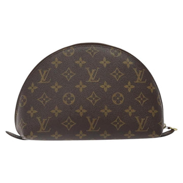 LOUIS VUITTON Monogram Trousse Demi Ronde Cosmetic Pouch M47520 LV Auth 125342 - 0