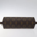 LOUIS VUITTON Monogram Trousse Demi Ronde Cosmetic Pouch M47520 LV Auth 125342-6