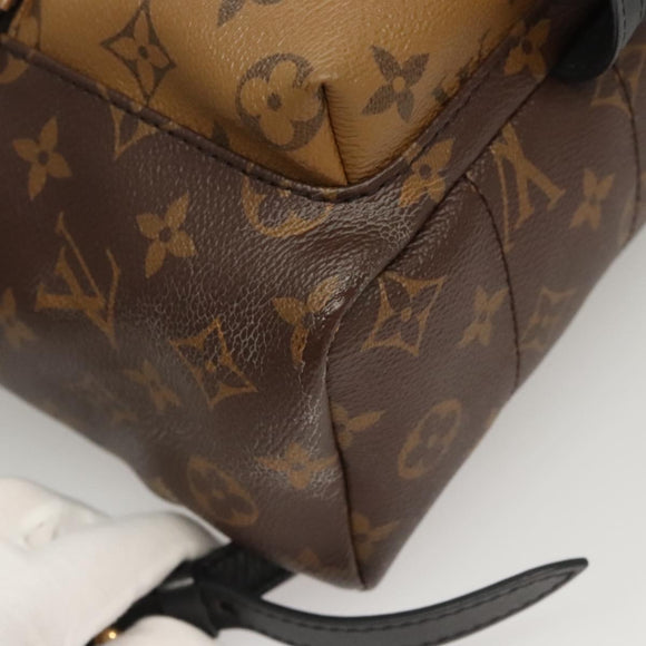 LOUIS VUITTON Monogram Reverse Palm Springs PM Backpack M44870 LV Auth 125354