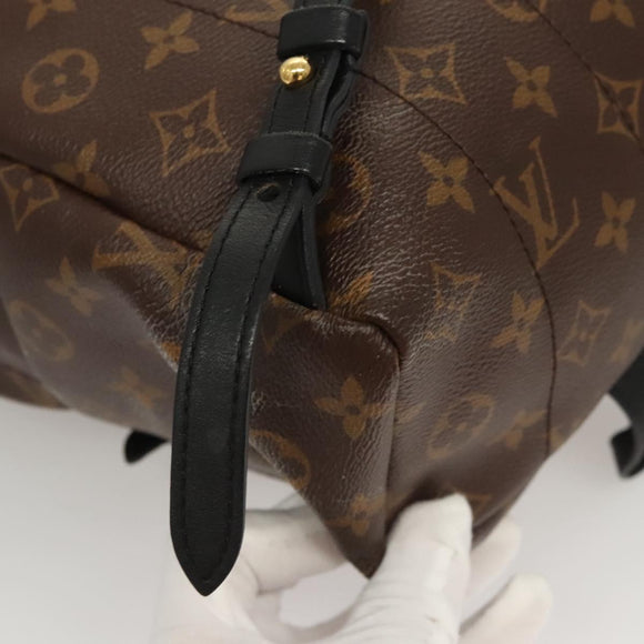 LOUIS VUITTON Monogram Reverse Palm Springs PM Backpack M44870 LV Auth 125354
