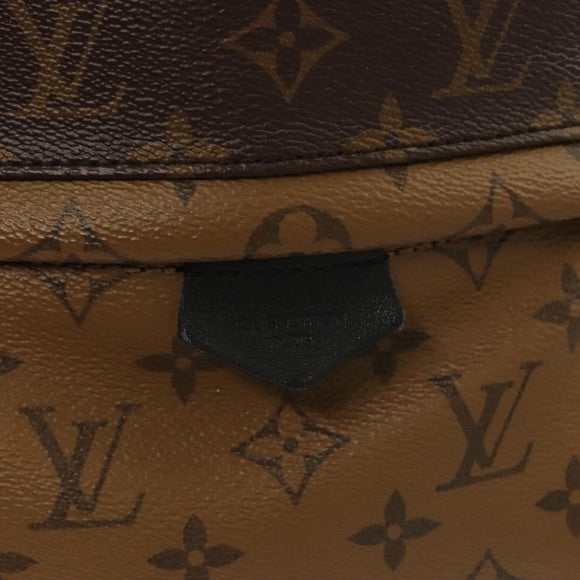 LOUIS VUITTON Monogram Reverse Palm Springs PM Backpack M44870 LV Auth 125354