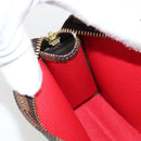 LOUIS VUITTON Damier Ebene Poche Toilette 15 Pouch N47548 LV Auth 125355V-18