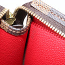 LOUIS VUITTON Damier Ebene Poche Toilette 15 Pouch N47548 LV Auth 125355V-11