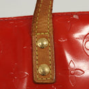 LOUIS VUITTON Monogram Vernis Reade PM Hand Bag Red Rouge M91088 LV Auth 125359-10