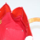 LOUIS VUITTON Monogram Vernis Reade PM Hand Bag Red Rouge M91088 LV Auth 125359-18