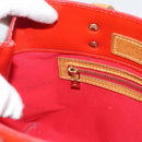 LOUIS VUITTON Monogram Vernis Reade PM Hand Bag Red Rouge M91088 LV Auth 125359-20