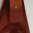 LOUIS VUITTON Epi Trousse Crete Pouch Brown M48403 LV Auth 125363-17
