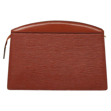 LOUIS VUITTON Epi Trousse Crete Pouch Brown M48403 LV Auth 125363 - 0