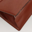 LOUIS VUITTON Epi Trousse Crete Pouch Brown M48403 LV Auth 125363-7