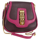 LOUIS VUITTON Art Deco Trapezio Shoulder Bag Leather Pink M97085 Auth 125367AV-1