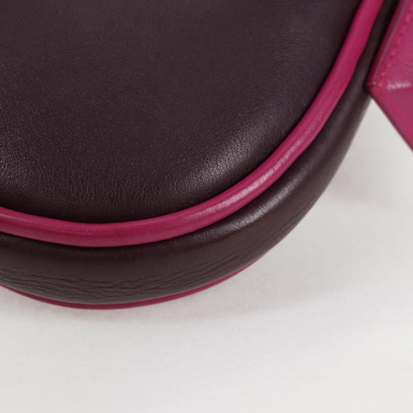 LOUIS VUITTON Art Deco Trapezio Shoulder Bag Leather Pink M97085 Auth 125367AV