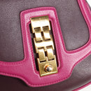 LOUIS VUITTON Art Deco Trapezio Shoulder Bag Leather Pink M97085 Auth 125367AV-21