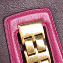 LOUIS VUITTON Art Deco Trapezio Shoulder Bag Leather Pink M97085 Auth 125367AV-22