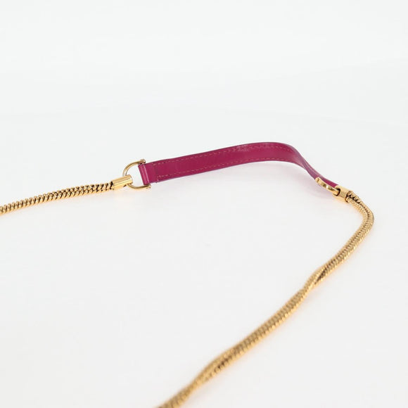 LOUIS VUITTON Art Deco Trapezio Shoulder Bag Leather Pink M97085 Auth 125367AV